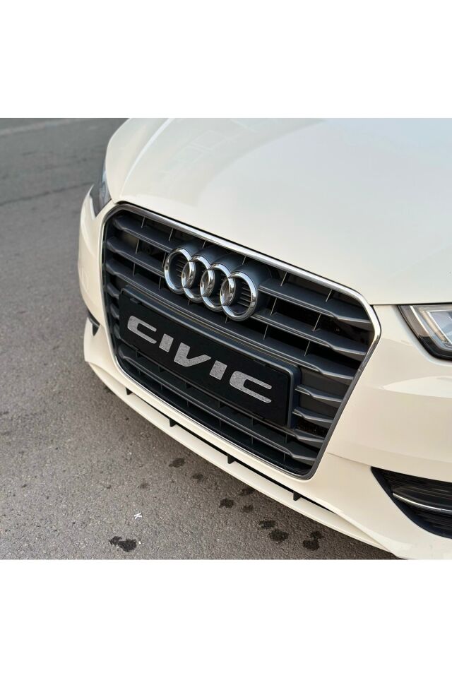 Cıvıc Uyumlu Pleksi Dekor Plaka  (Siyah Krom )