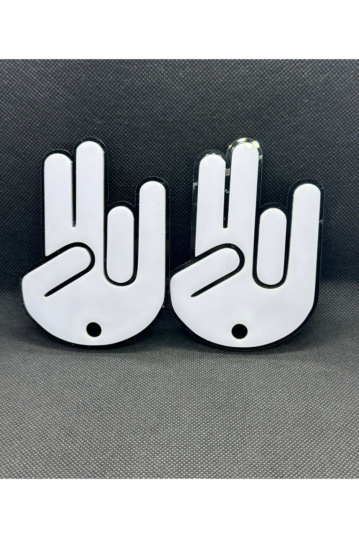 Jdm El Ön Silecek  El Sallama Pleksi Aparat Küçük Boy 2 Adet (8x11 cm)(BEYAZ)