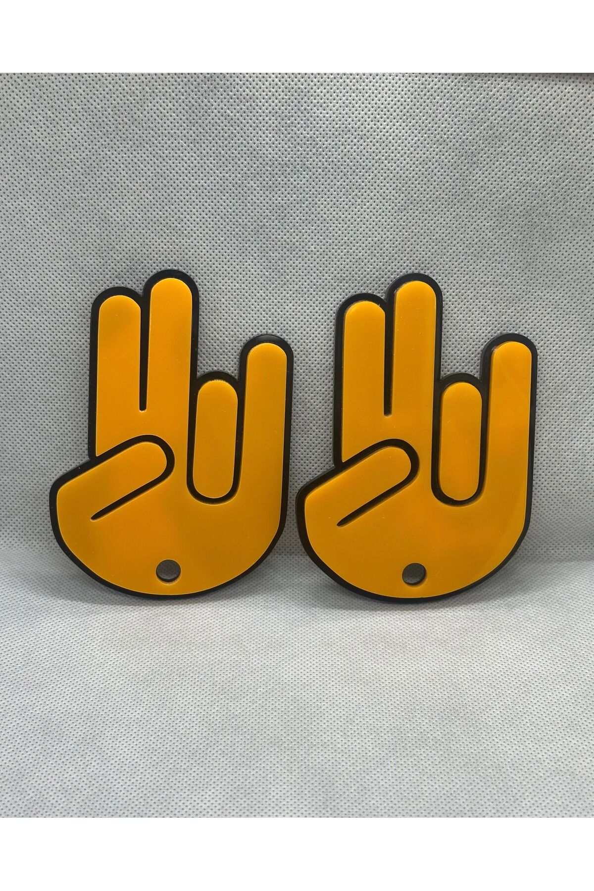 Jdm El Ön Silecek  El Sallama Pleksi Aparat Küçük Boy 2 Adet (8x11 cm)(SARI)