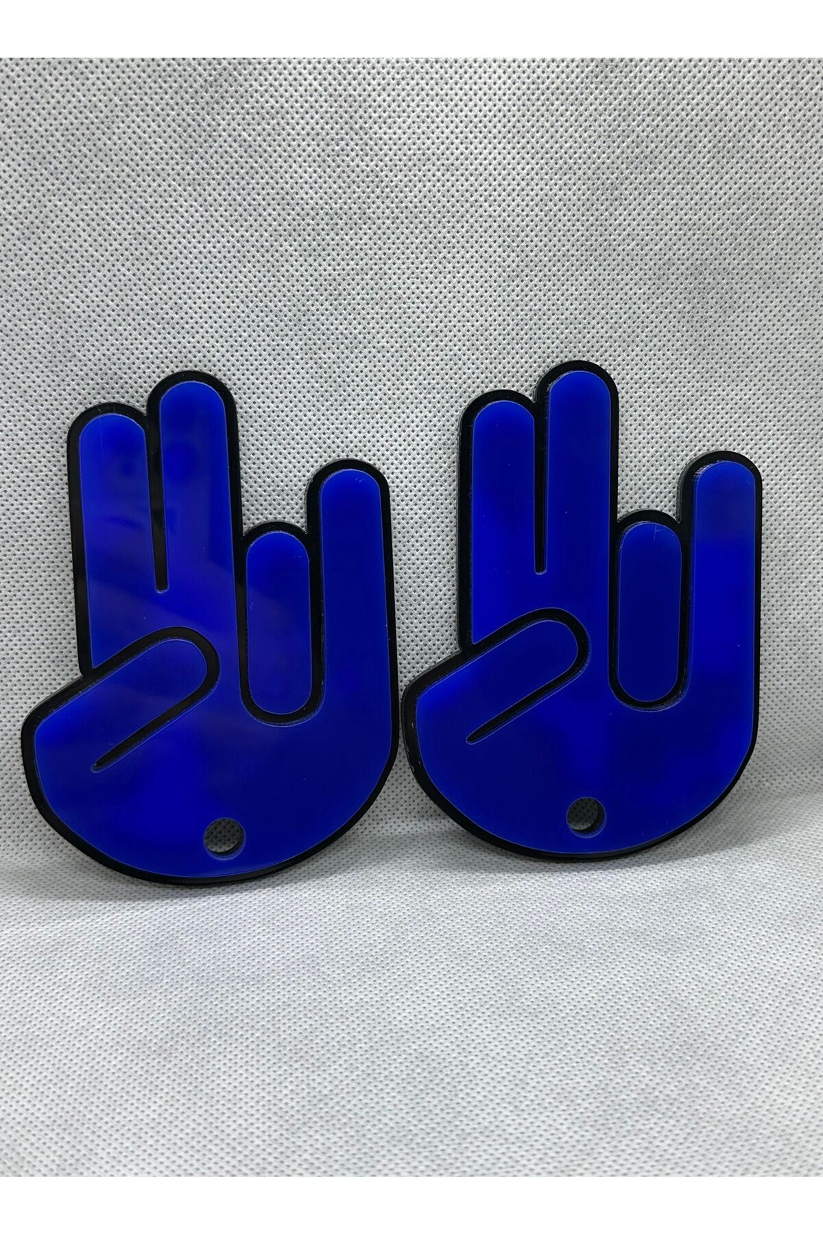 Jdm El Ön Silecek  El Sallama Pleksi Aparat Küçük Boy 2 Adet (8x11 cm)(MAVİ)