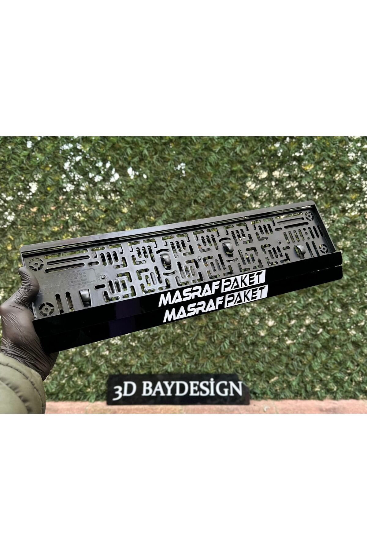 Masraf Paket Pleksi Plakalığı  2 Adet Büyük