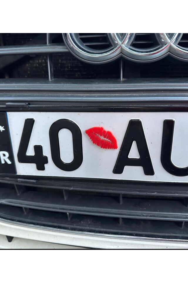 Pleksi Öpücük Plaka İçin 2 Adet