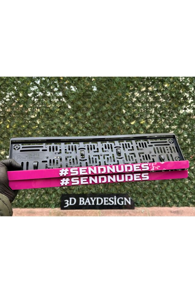 Sendnudes Pleksi Plakalık (2 Adet Büyük)