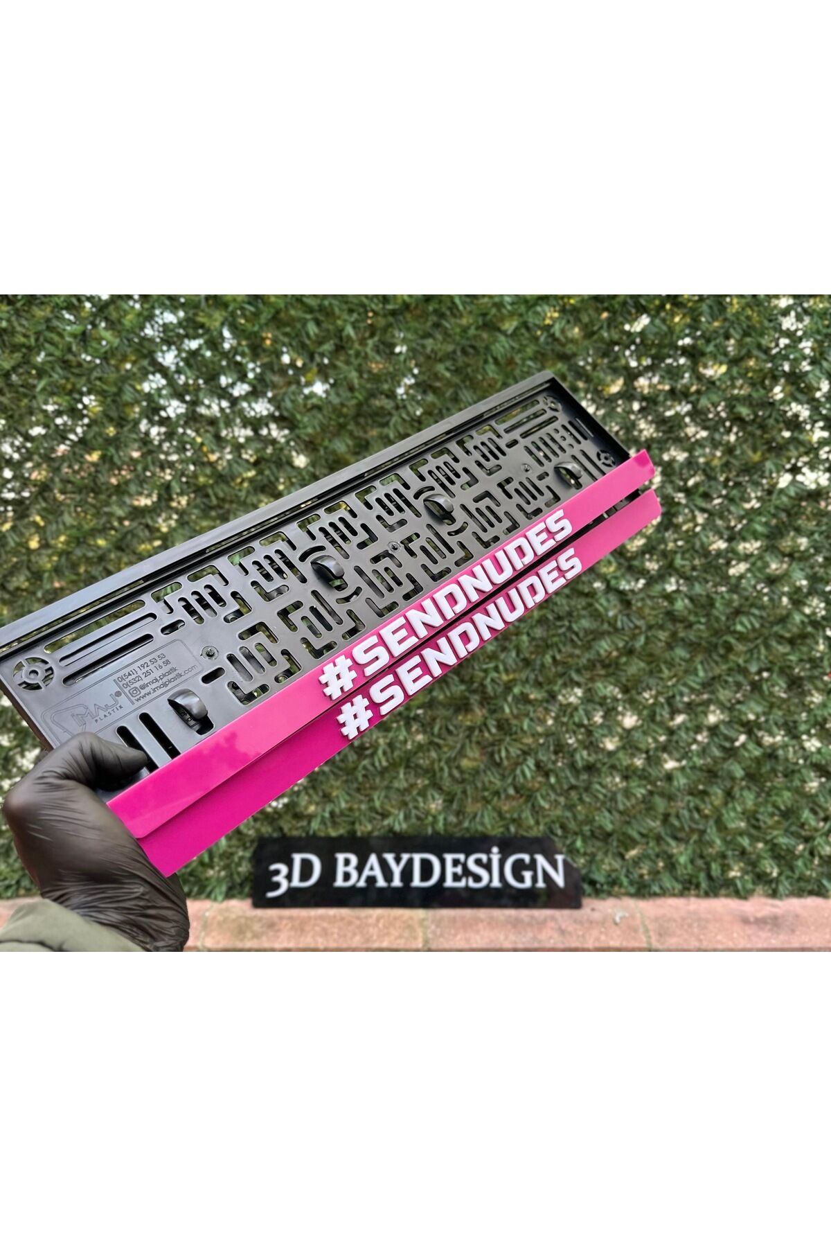 Sendnudes Pleksi Plakalık (2 Adet Büyük)