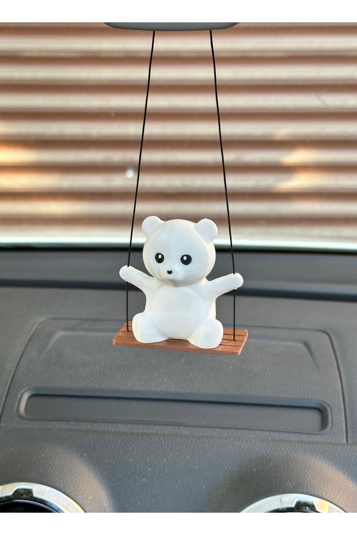 Sevimli Sallanan Ayı Dikiz Ayna Süsü