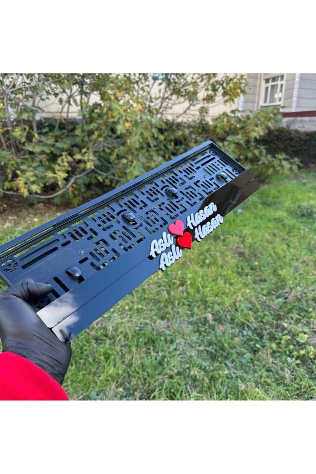 Romantik Çifler İçin AŞK Plakalığı