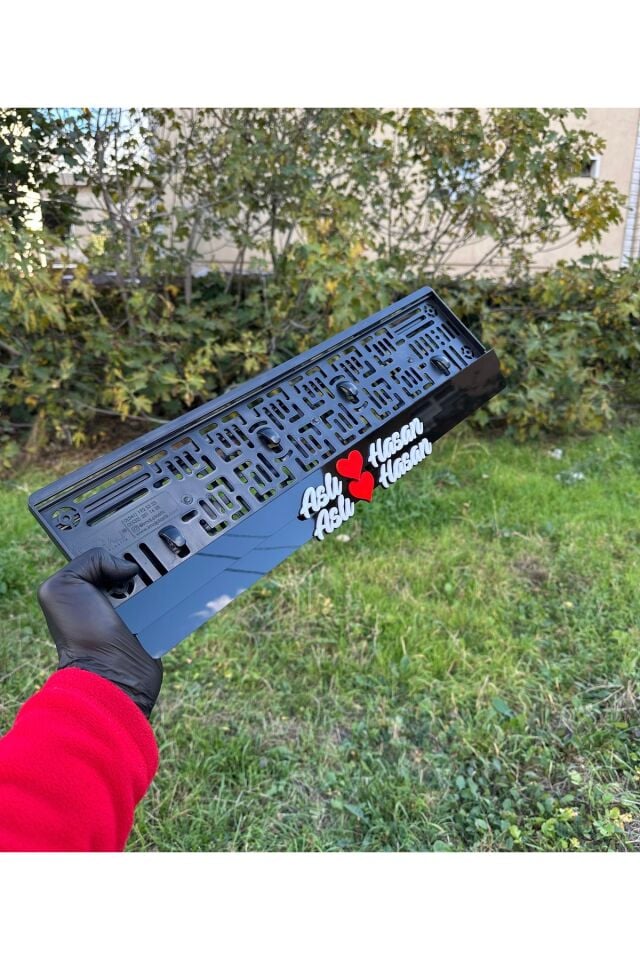 Romantik Çifler İçin AŞK Plakalığı