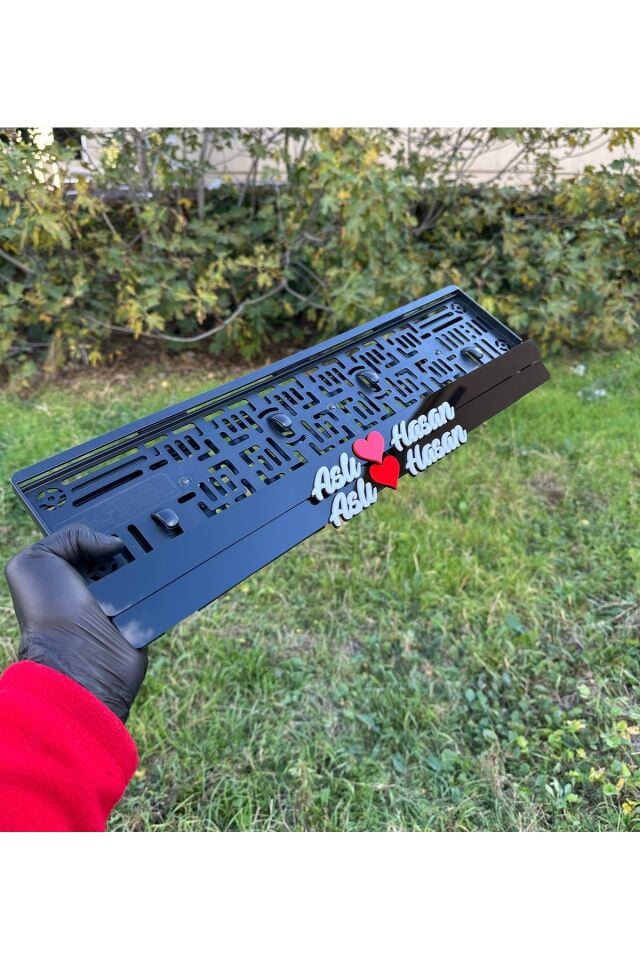 Romantik Çifler İçin AŞK Plakalığı