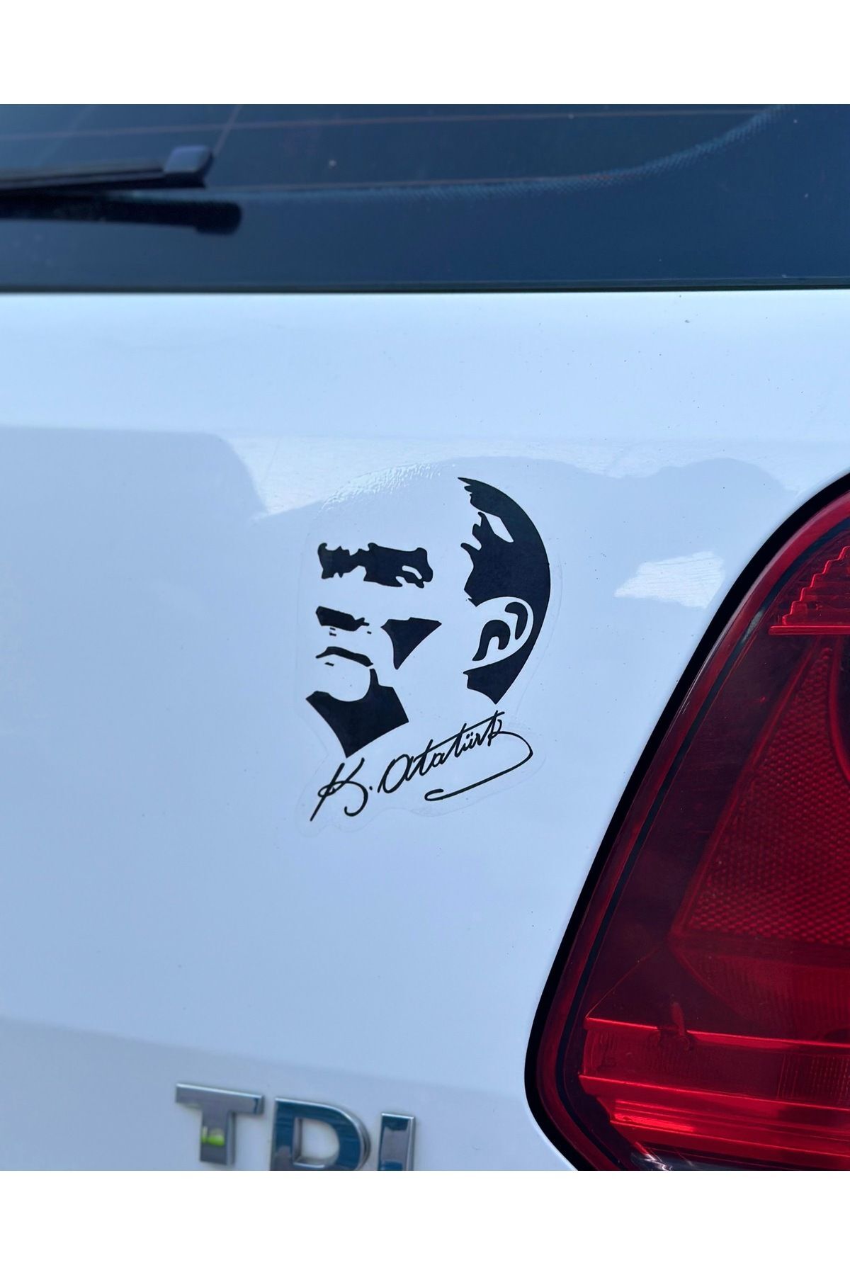 Kemal Atatürk Silüeti Sticker 1 Adet