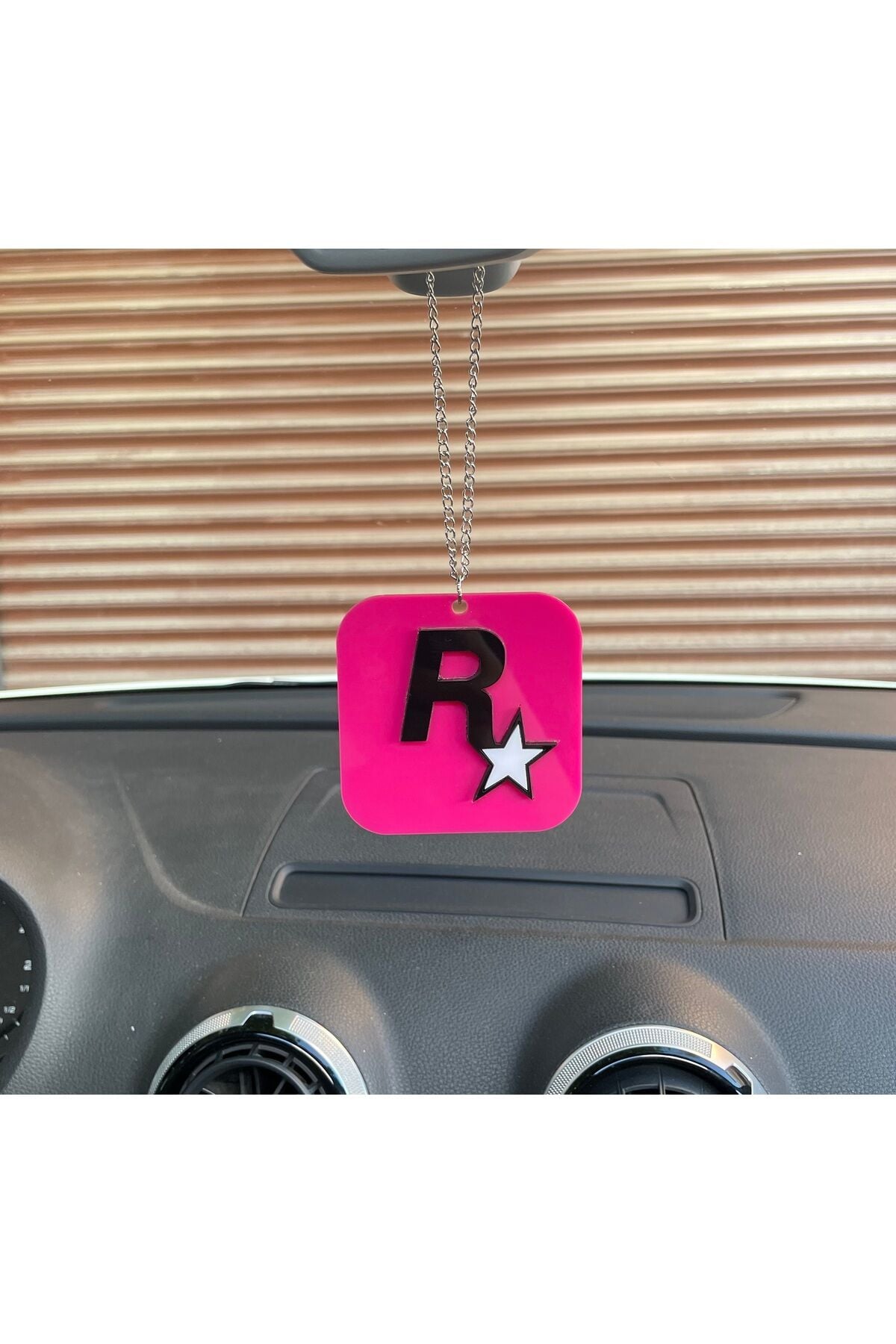 Rockstar Dikiz Ayna Süsü (Pembe)