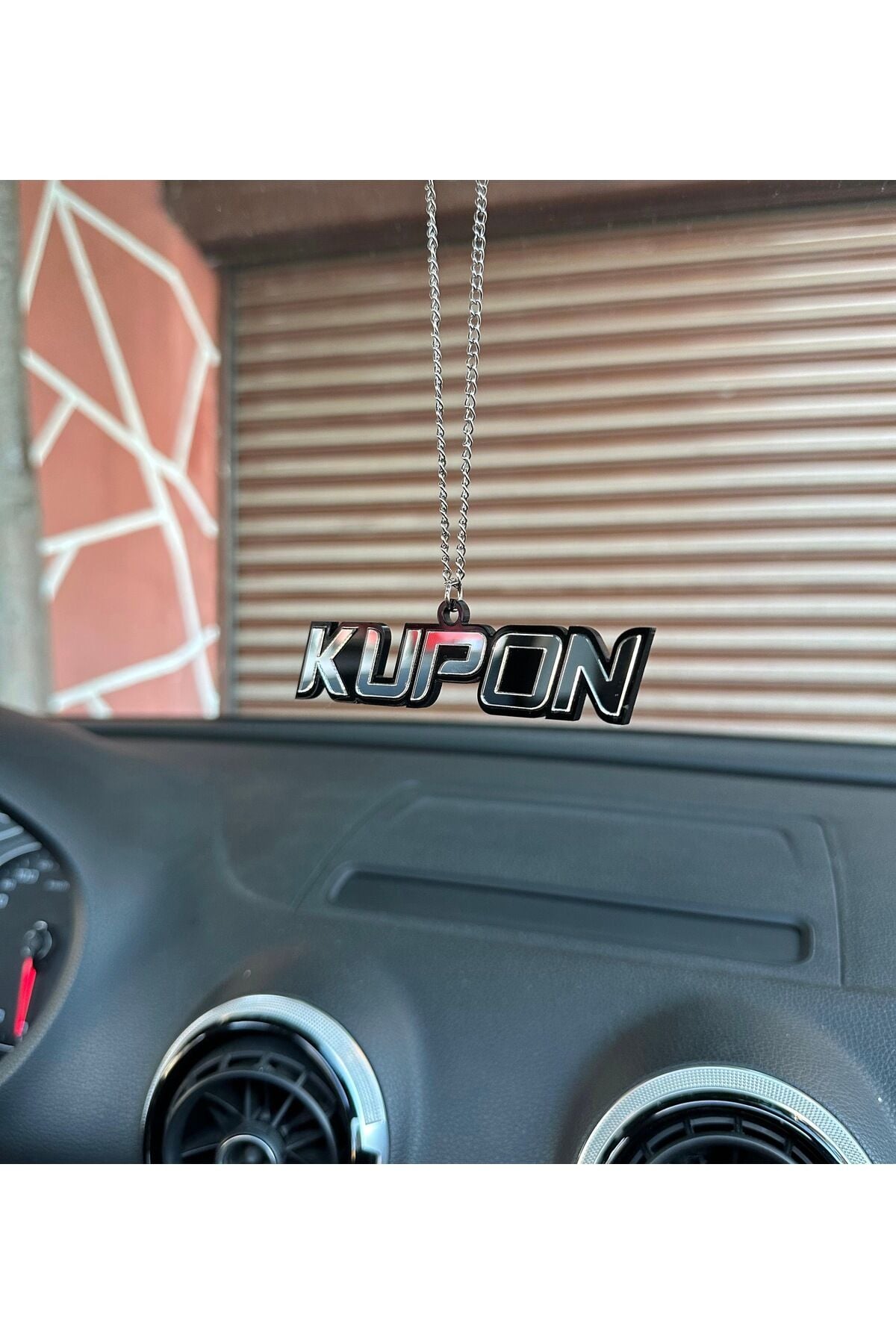 Kupon Dikiz Ayna Süsü ( siyah-krom)