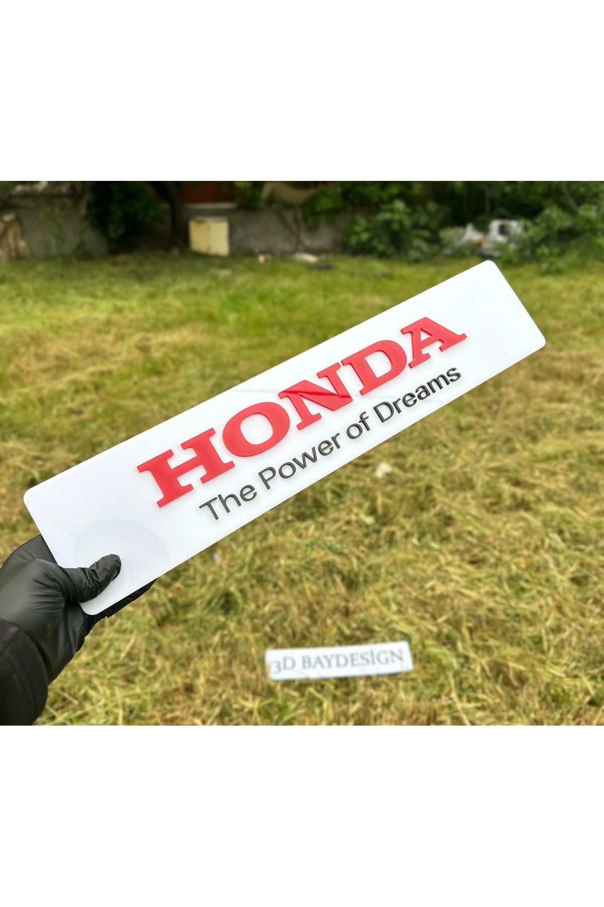 Honda Pleksi Dekor Plakalık