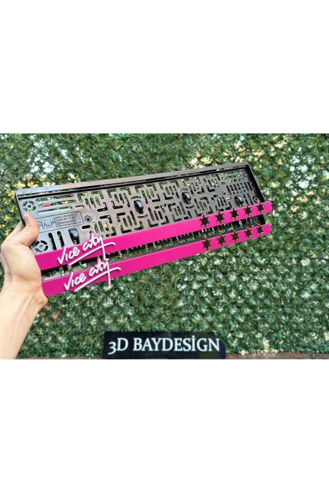 Vice City Pembe Pleksi Plakalık