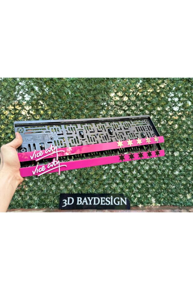 Vice City Pembe Pleksi Plakalık