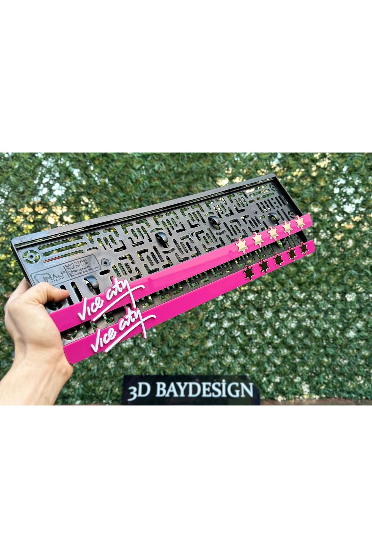 Vice City Pembe Pleksi Plakalık