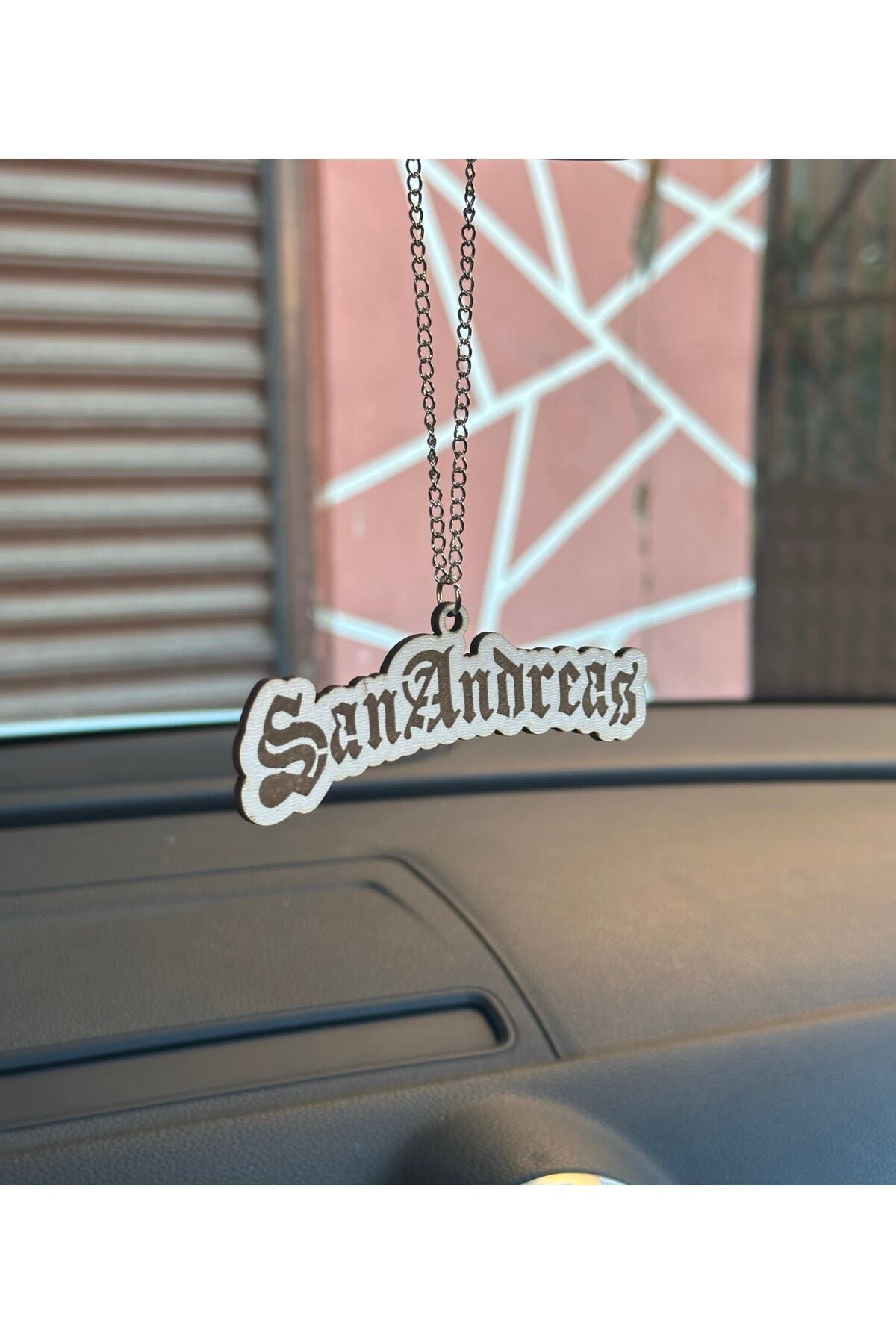 Gta Sandres Ahşap Dikiz Ayna Süsü