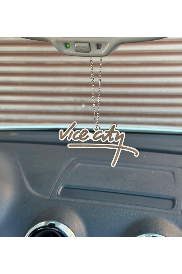 Gta Vice City Ahşap Dikiz Ayna Süsü