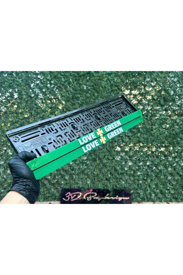 Love Green  Pleksi Plakaklık 2 Adet Büyük