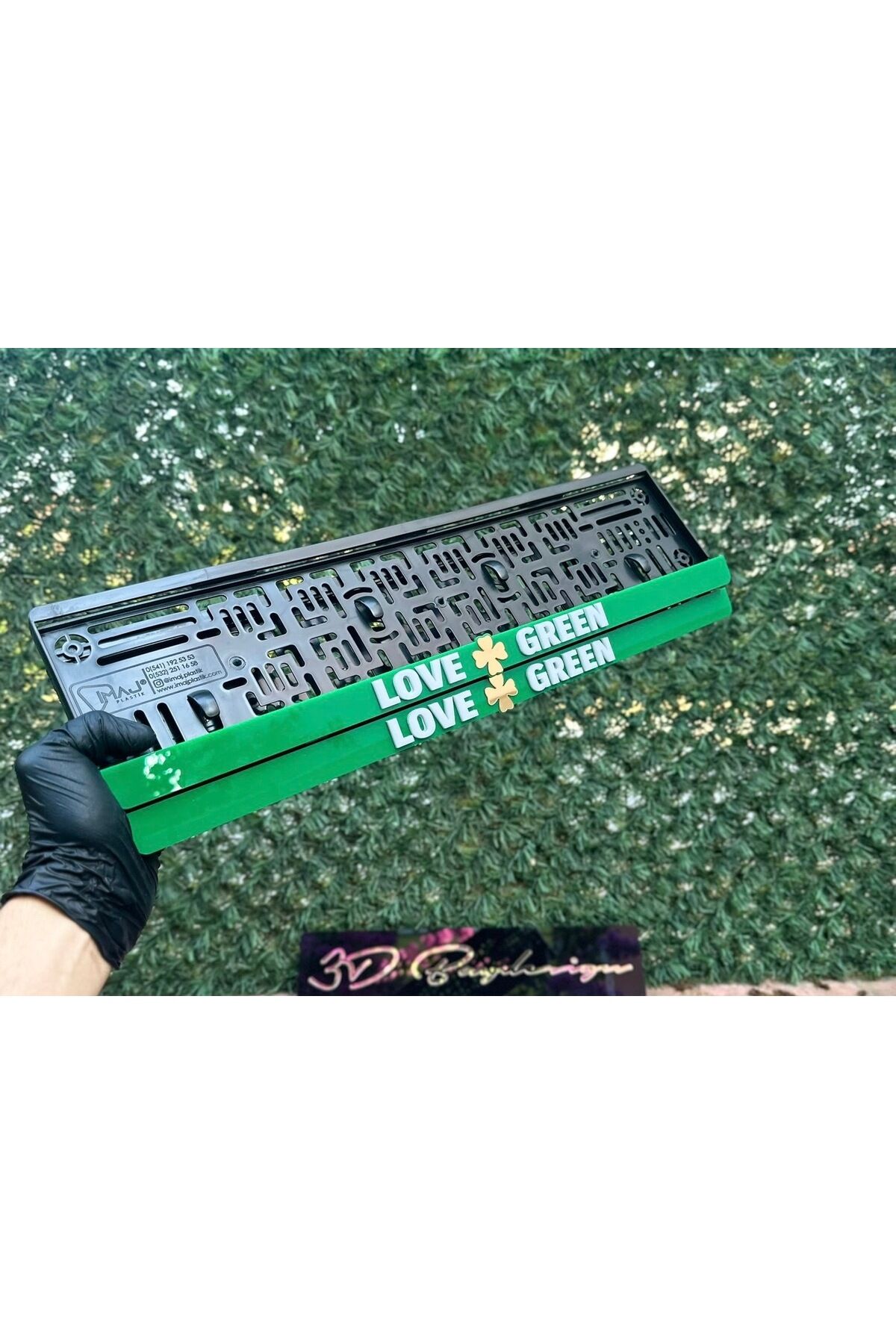 Love Green  Pleksi Plakaklık 2 Adet Büyük