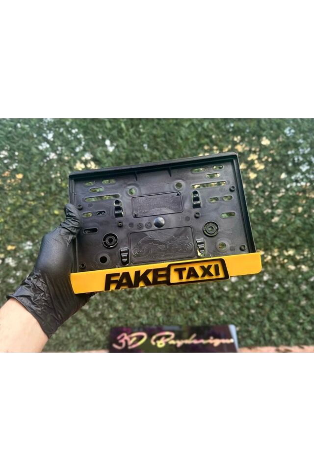 Fake Taxı Motorsiklet Plakalık