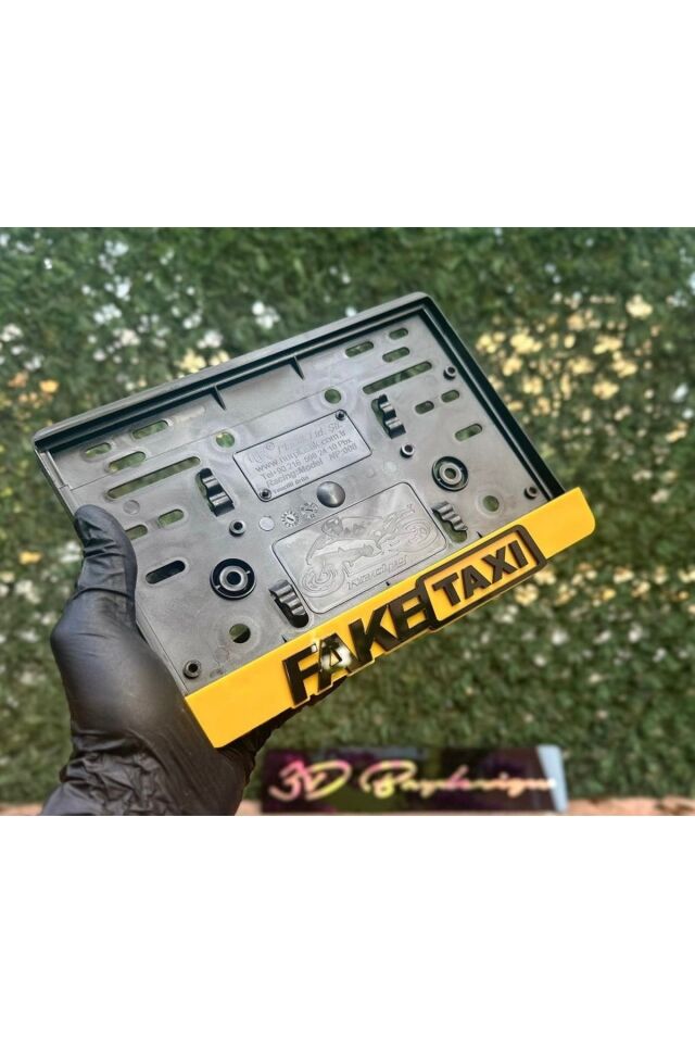 Fake Taxı Motorsiklet Plakalık