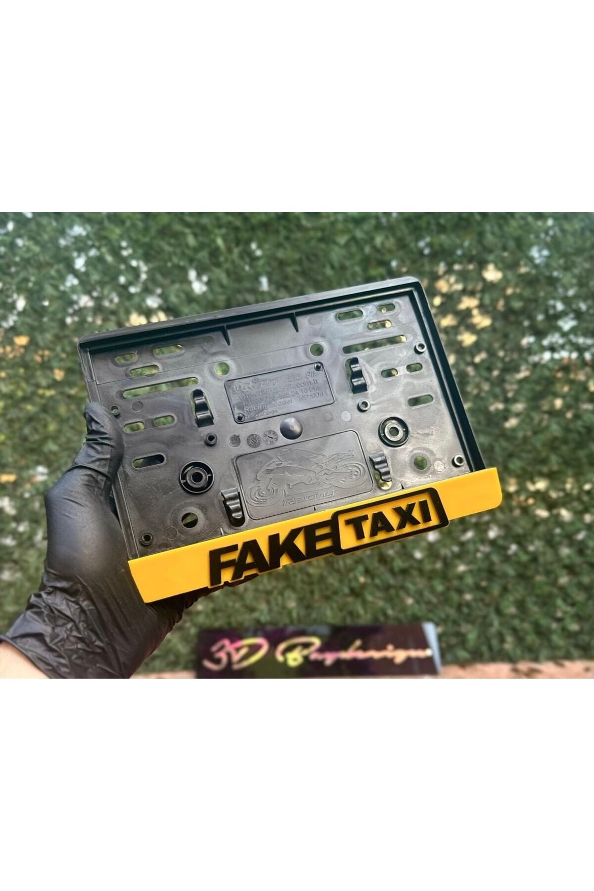 Fake Taxı Motorsiklet Plakalık