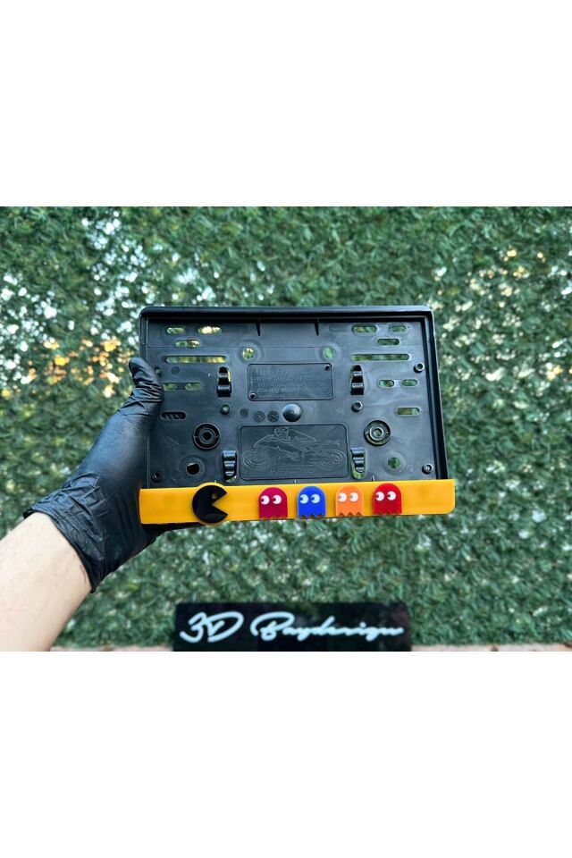 Poc-Man Motorsiklet Plakalık