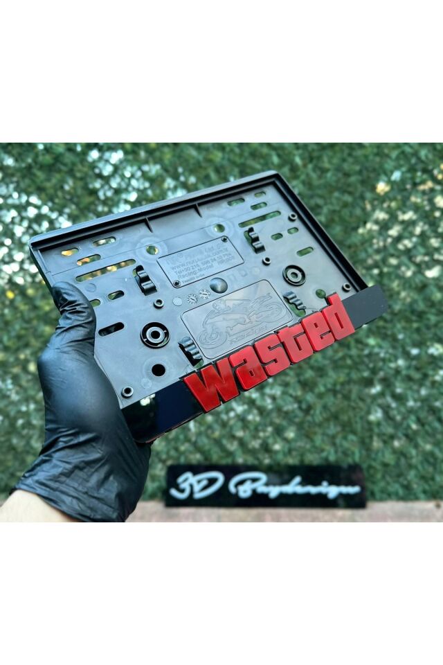 Wasted Motorsiklet Plakalık