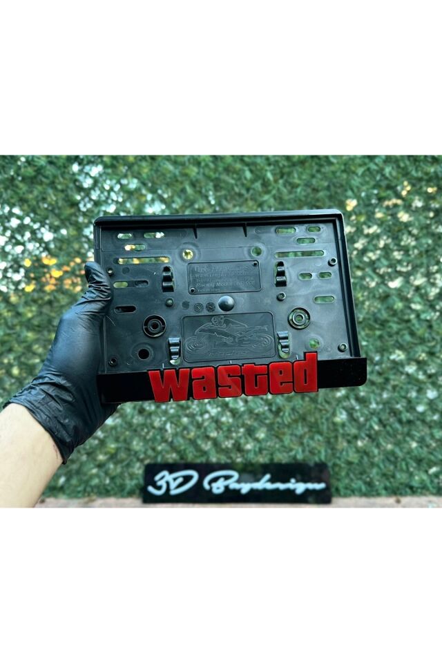 Wasted Motorsiklet Plakalık