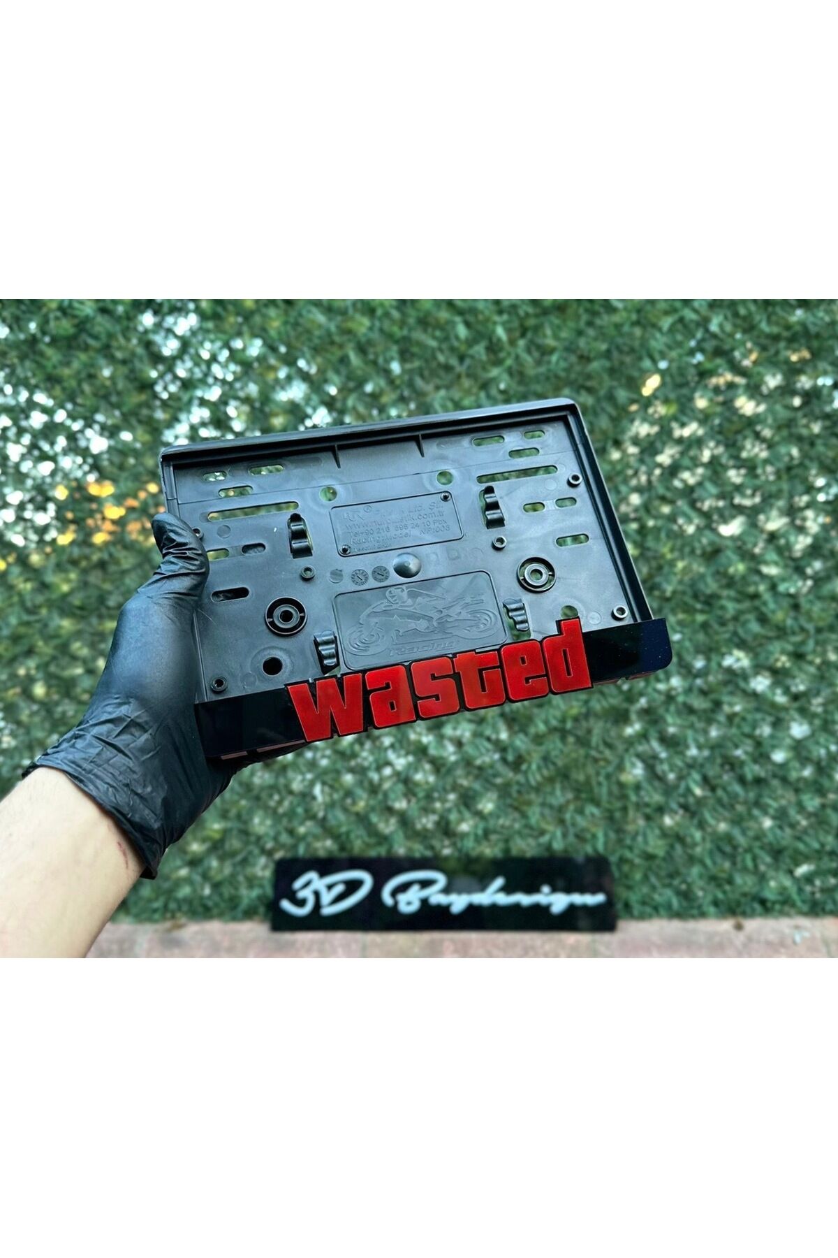 Wasted Motorsiklet Plakalık